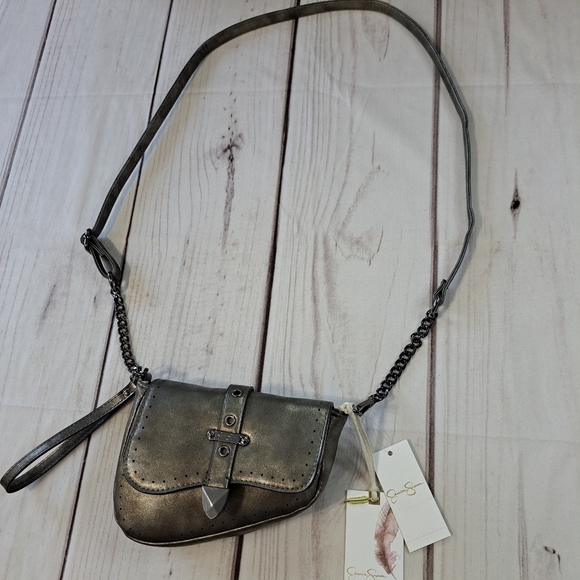 Jessica Simpson Connie Crossbody Bag with Belt loops, Wristlet loop - Picture 2 of 10